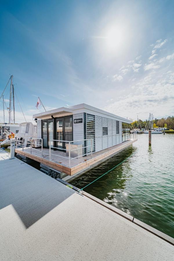 Schwimmendes Ferienhaus "Trinity" Ihr Seahome Auf Der Ostsee Peenemunde Buitenkant foto